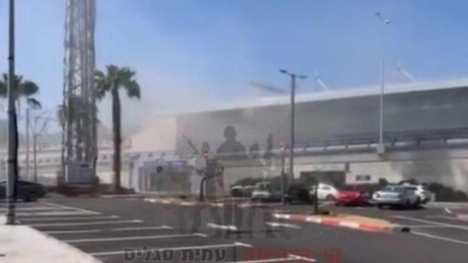 פגיעה ישירה בתחנת רכבת בחולון 
