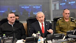 ראש הממשלה בנימין נתניהו בבור בקריה