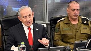 ראש הממשלה בנימין נתניהו בבור בקריה