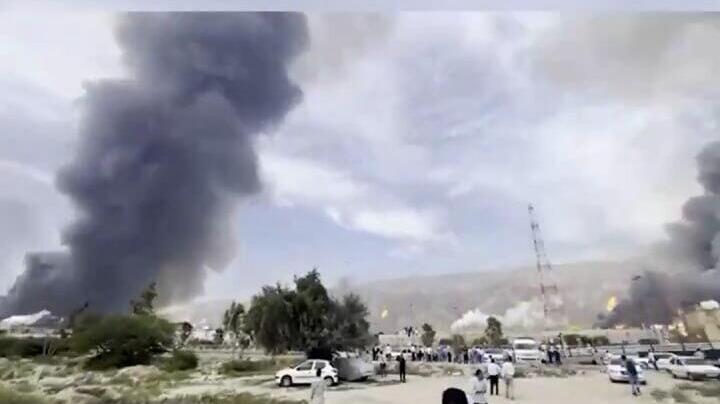 מתקני הגז שהותקפו בדרום איראן