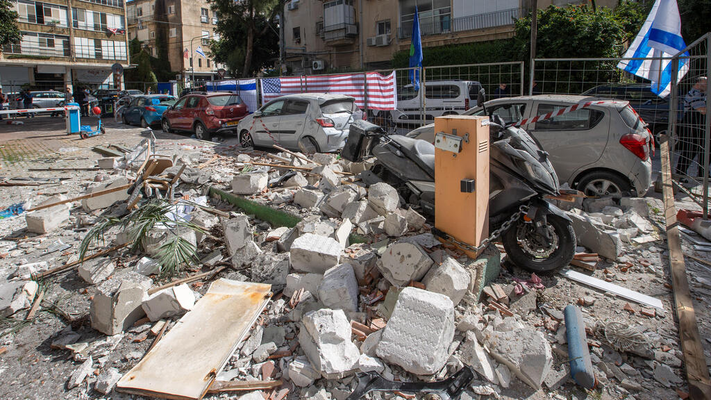 זירת הנפילה ברמת גן