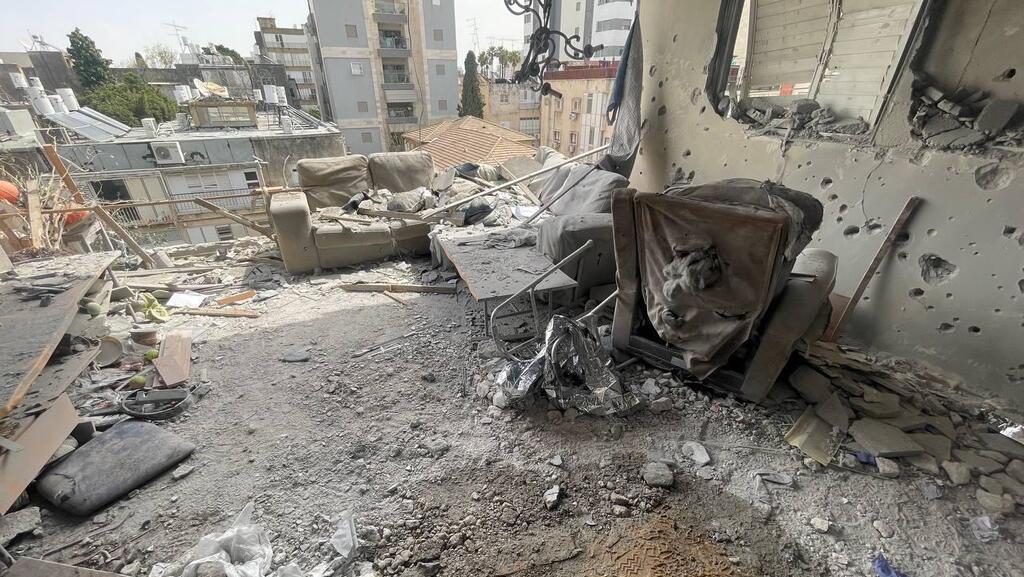 זירת הנפילה ברמת גן