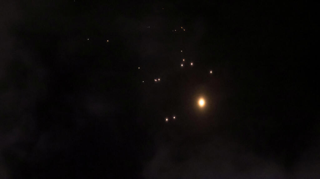 טיל מתפצל ששוגר לדרום