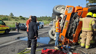 תאונת דרכים בכביש 3 מחלף לטרון