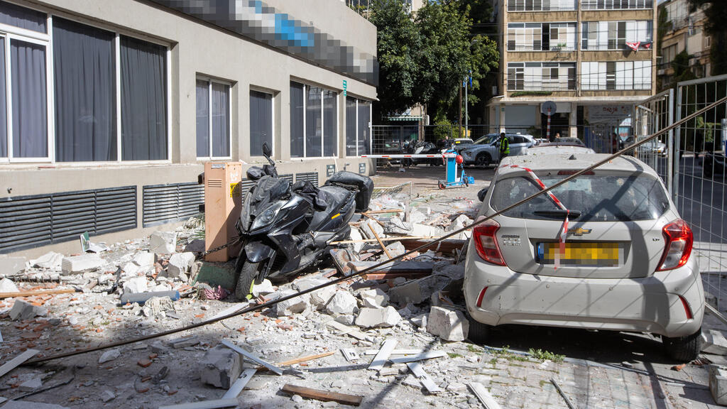 זירת הנפילה ברמת גן