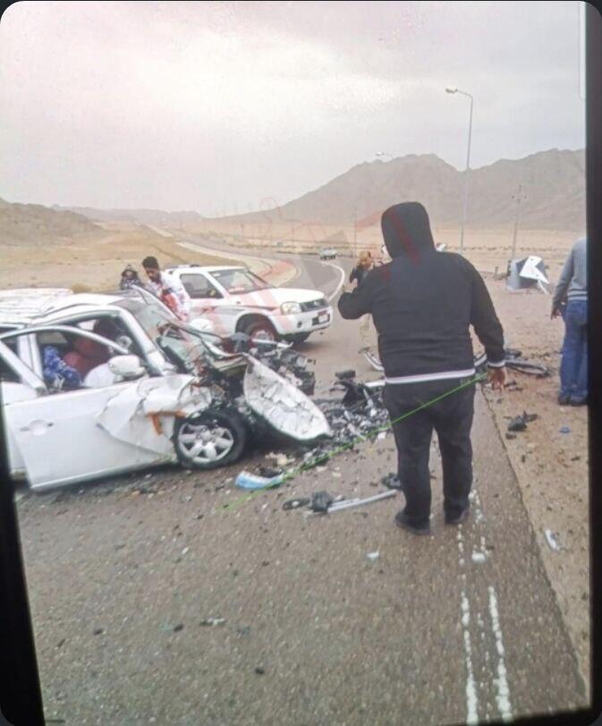 זירת התאונה בסיני