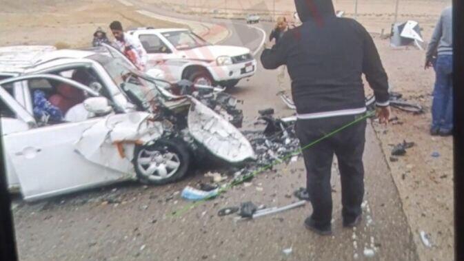 זירת התאונה בסיני