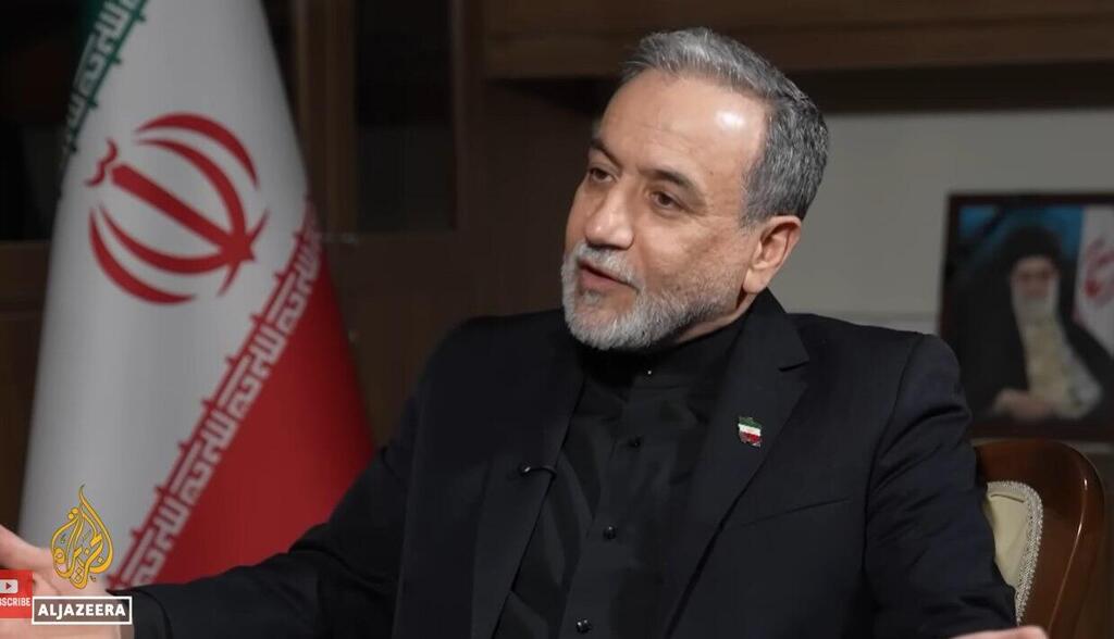 Iranian Foreign Minister Abbas Araghchi עבאס עראקצ'י מתראיין לאל-ג'זירה
