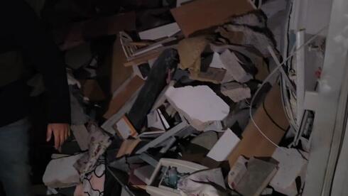 הבית שספג פגיעה ישירה בקריית שמונה