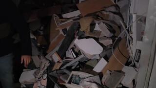 "הגיע בום, הבנתי שזה פגע בבניין" | תיעוד: הנזק בק"ש
