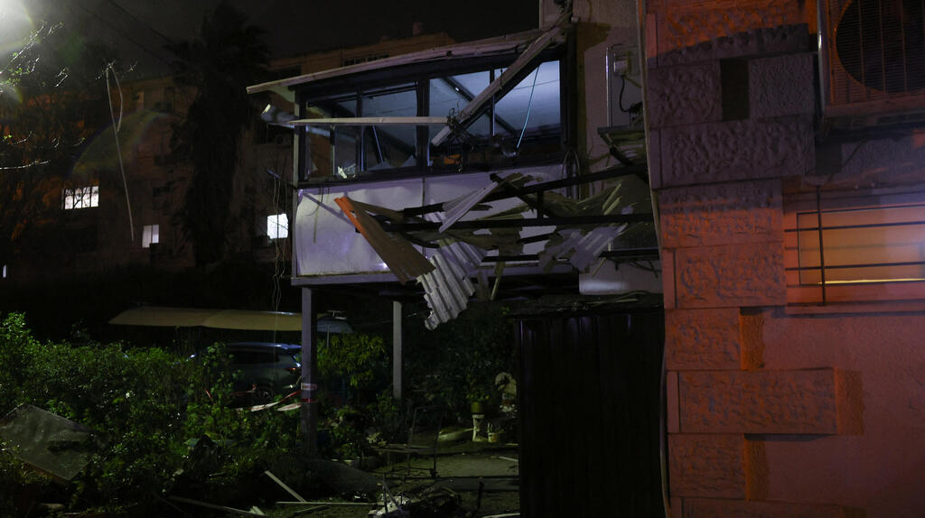 הבניין שנפגע בקריית שמונה