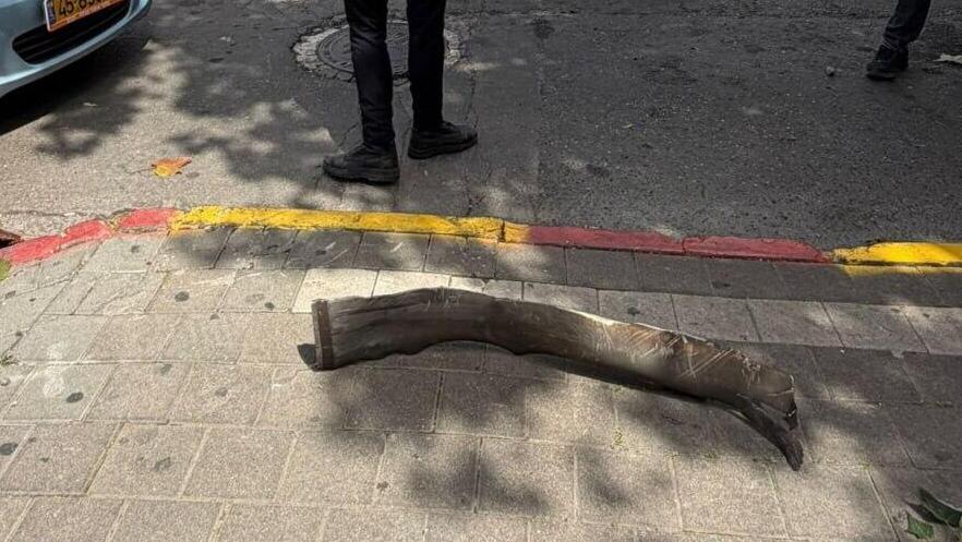 שברי יירוט בת"א