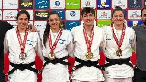 הג'ודואים הישראלים תמנע נלסון-לוי, ענבל שמש, יצחק אשפיז, גפן פרימו