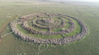 גלגל רפאים לא לבד: כ-30 מעגלי אבן התגלו בגולן