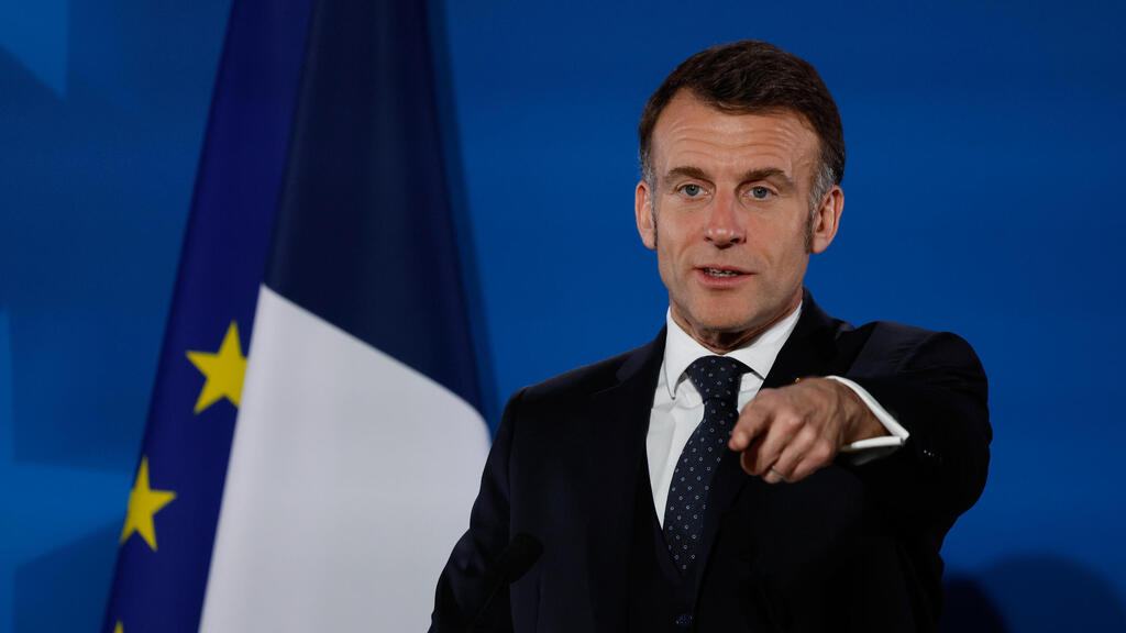 We lost France long ago: President Emmanuel Macron (Photo: Geert Vanden Wijngaert/AP) נשיא צרפת עמנואל מקרון, נואם בפסגה של האיחוד האירופי בבריסל