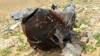 רסיסי יירוט שנפלו בירוחם