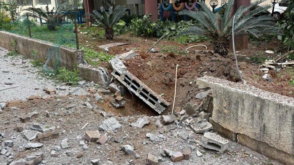 הנזק באחת הזירות בראשון לציון