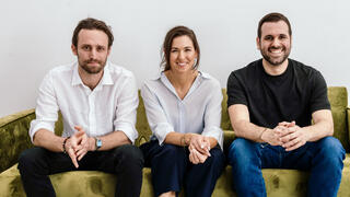 Left to right: Amit Zimerman, co-founder and chief product officer; Lior Simon, partner at Cyberstarts; Danny Brickman, co-founder and CEO 