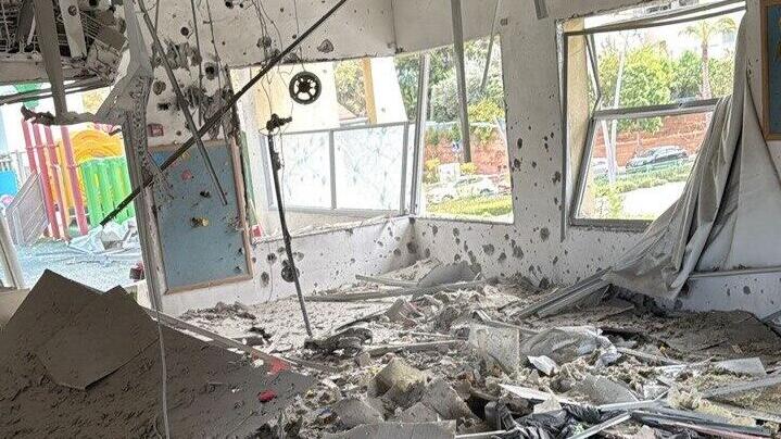 הרס כבד בגן ילדים בראשל"צ