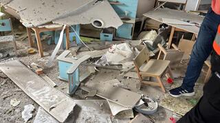 נפילת רסיס בגן ילדים בראשון לציון