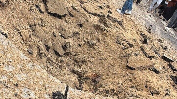 בור בכביש בראשון לציון