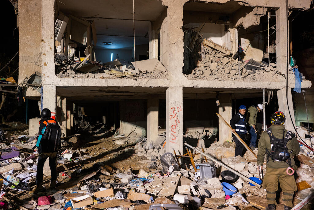 זירת הפגיעה בערד