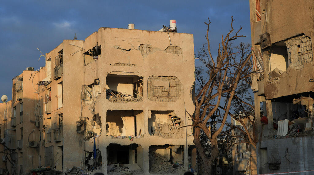 עוד מהנזק הכבד בערד, הבוקר