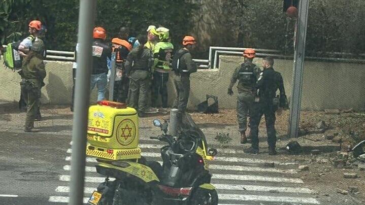 זירת נפילה בתל אביב