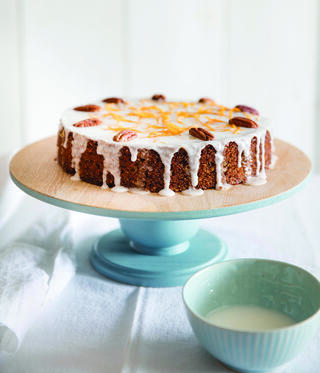 עוגת תפוזים  ואגוזים 