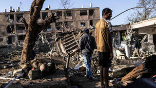 זירת הפגיעה בדימונה