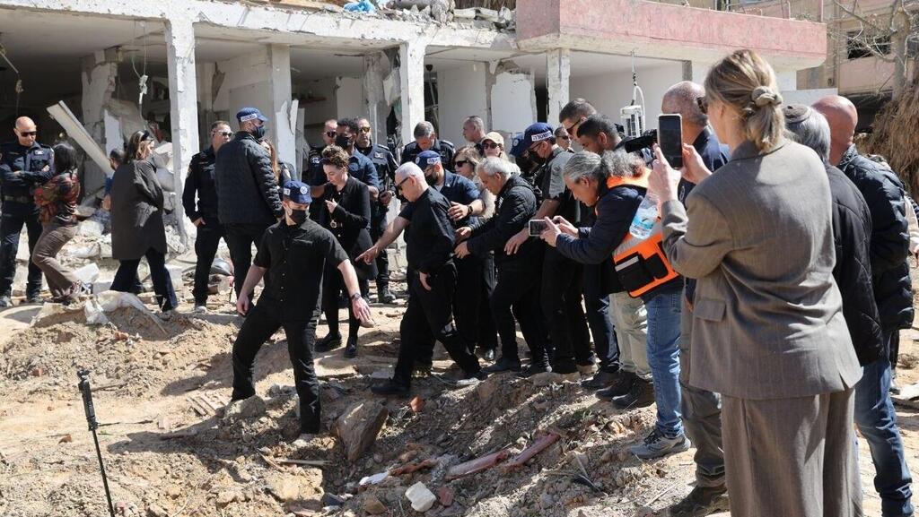 נתניהו בזירה בדימונה