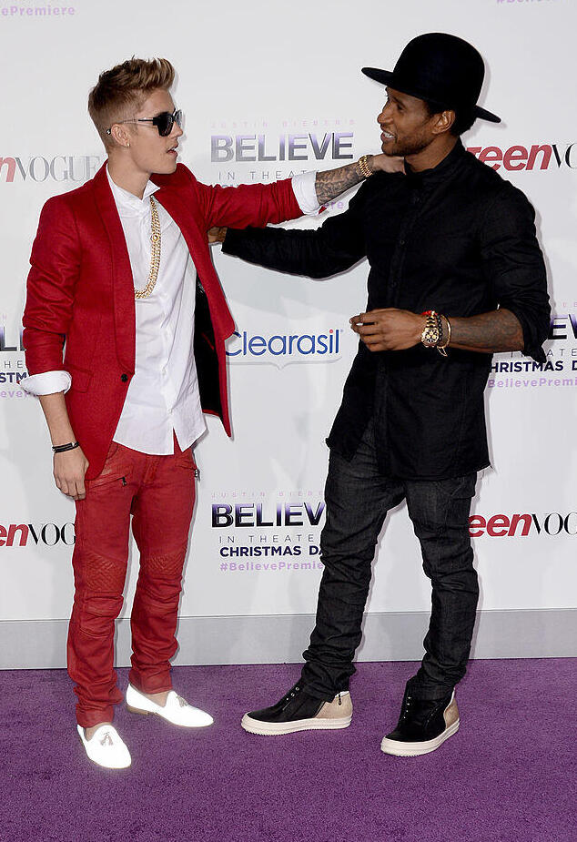 היו ימים. ג'סטין ביבר ואשר (צילום: Frazer Harrison/Getty Images) ג'סטין ביבר אשר