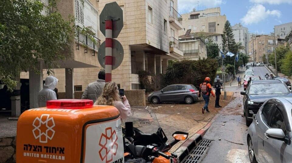 זירת נפילה בתל אביב