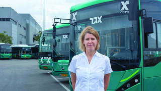 Елена Данилов, водитель автобуса "Эгед" 