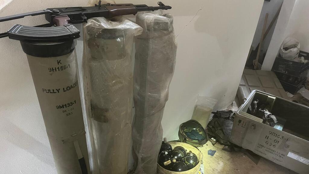 עמדת טילי נ"ט ואמצעי הלחימה שאותרו