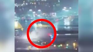 הדיילת נפלה דרך חור במטוס | תיעוד התאונה בניו יורק