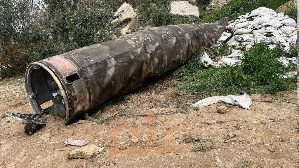 שריד מטיל איראני שיורט  ונפל בכפר נובא