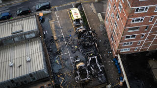 לונדון: הוצתו ארבעה אמבולנסים של ארגון הצלה יהודי