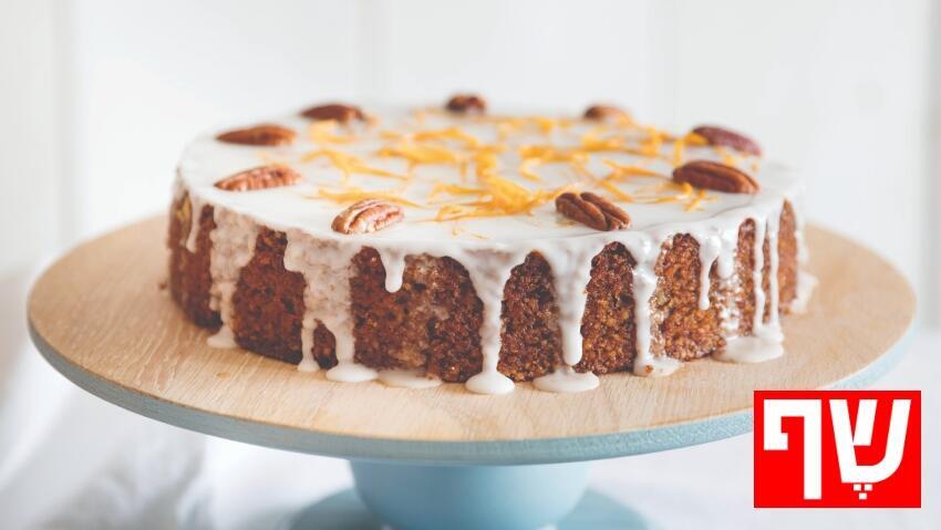 עוגת תפוזים  ואגוזים 