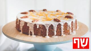 עוגת תפוזים  ואגוזים 