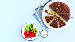 שאריות של ירקות מהמרק הפכו  לפריטטה עשירה