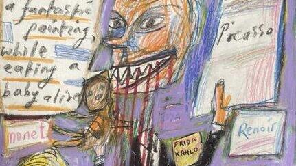 מתוך התערוכה "ציורים נגד רצח עם"