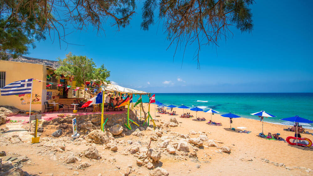 החוף האדום, Kokkini Ammos, מאטאלה, כרתים, יוון