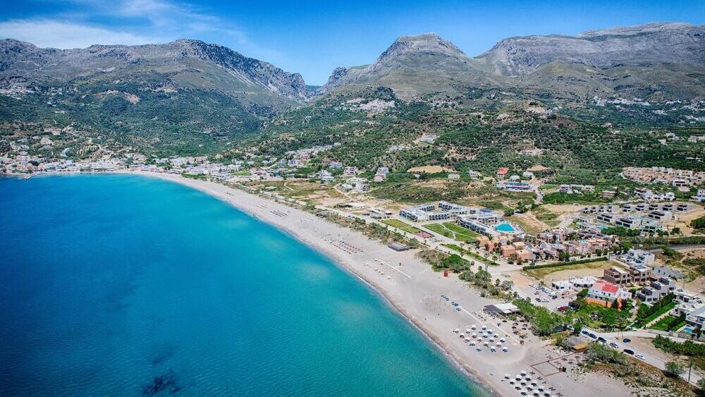 חוף פלאקיאס בדרום כרתים, יוון 