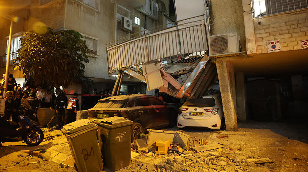 פגיעה במבנה בבני ברק