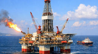 אסדת גז טבעי, אילוסטרציה