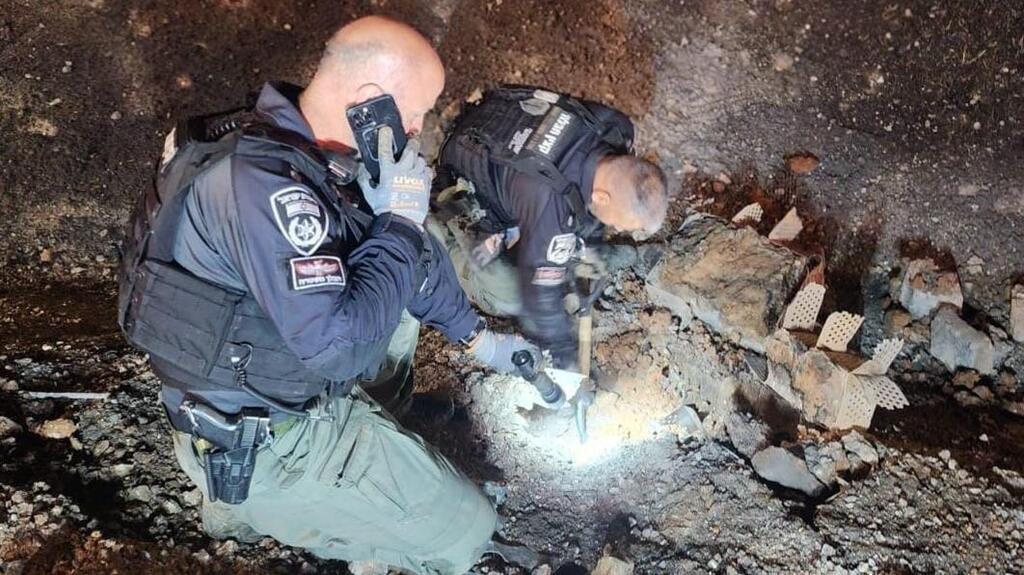 זירת הפגיעה במחניים