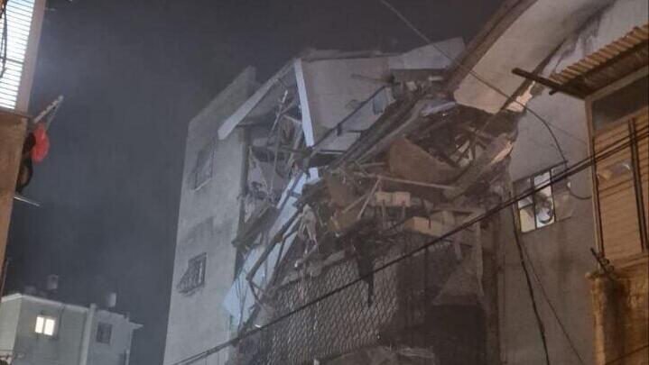 פגיעה במבנה בבני ברק