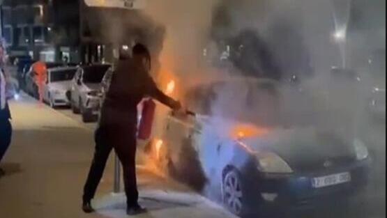 מכבים את הרכב הבוער