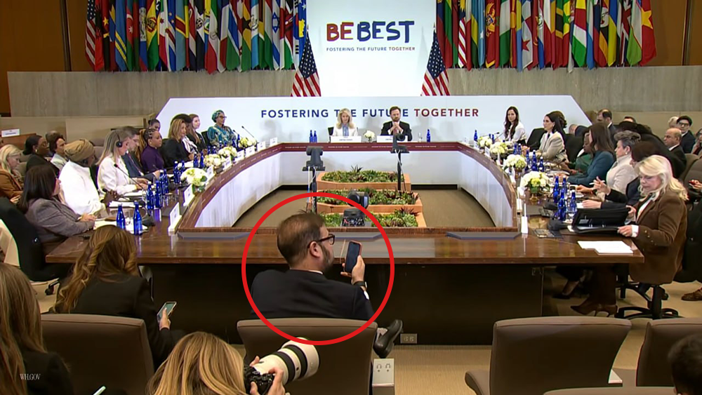 טופז לוק יחד עם שרה נתניהו בוושינגטון